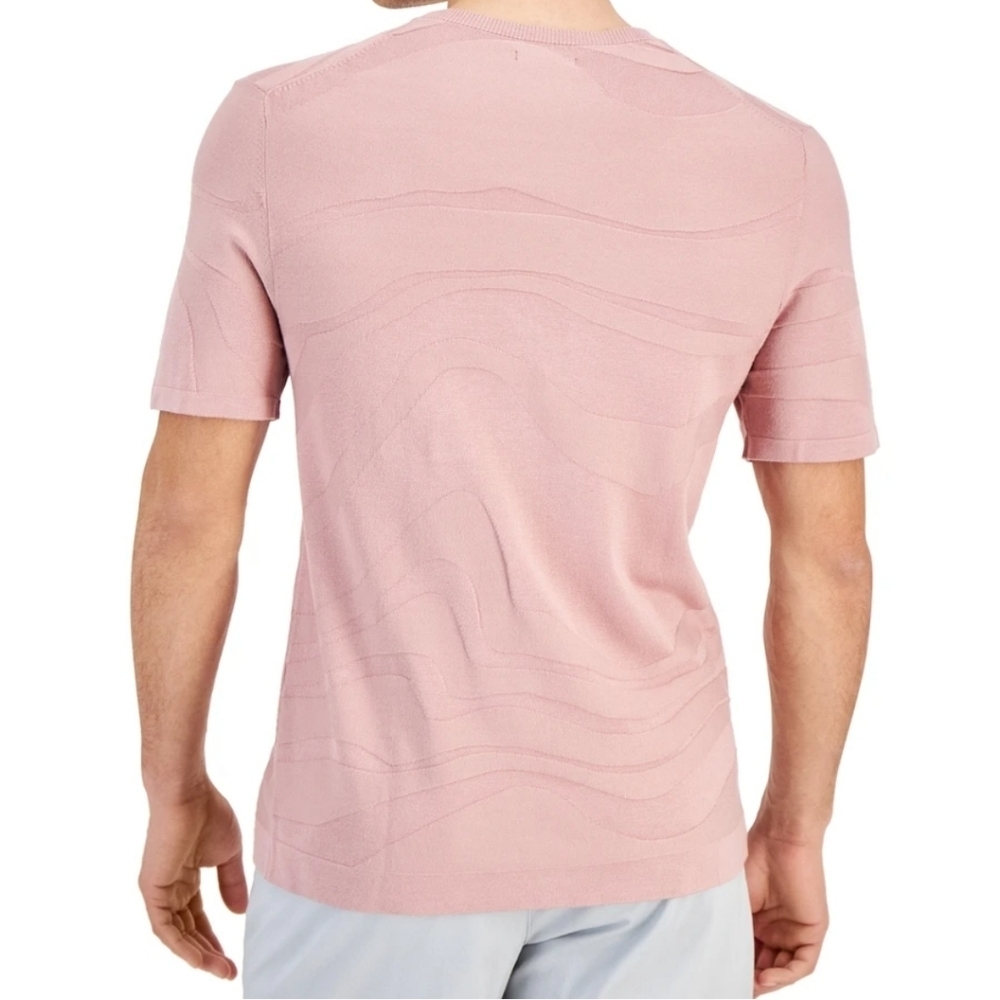Alfani Pink Short Sleeve Tee - Picture 7 of 7